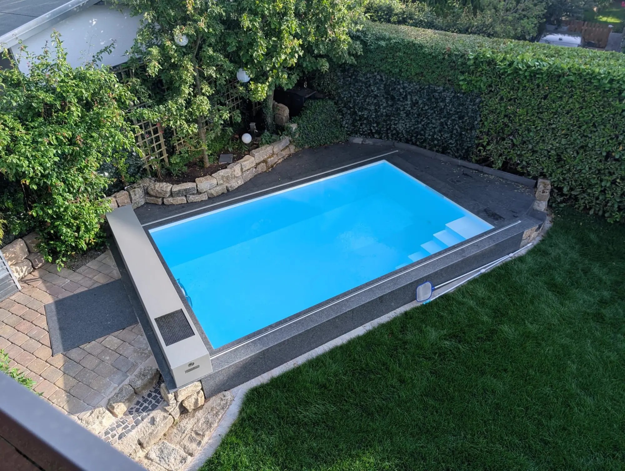 Pool in der Bauphase — Idstein, März 2026
